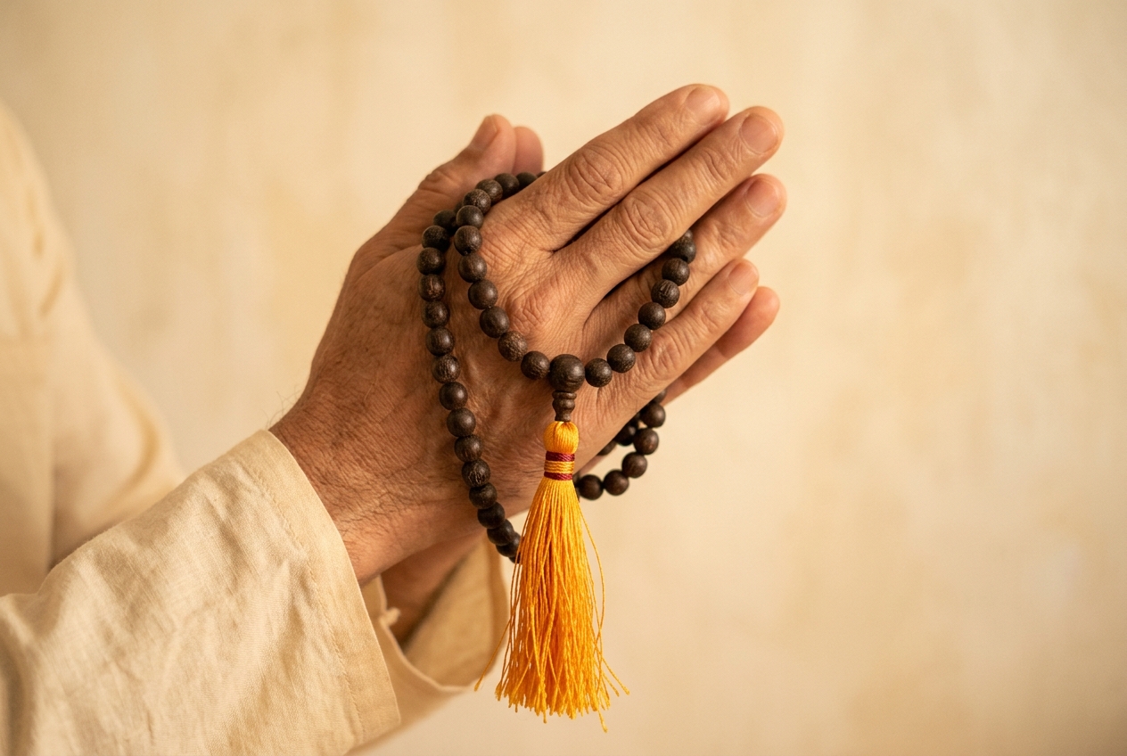 Handcrafted Tulsi Japa Mala
