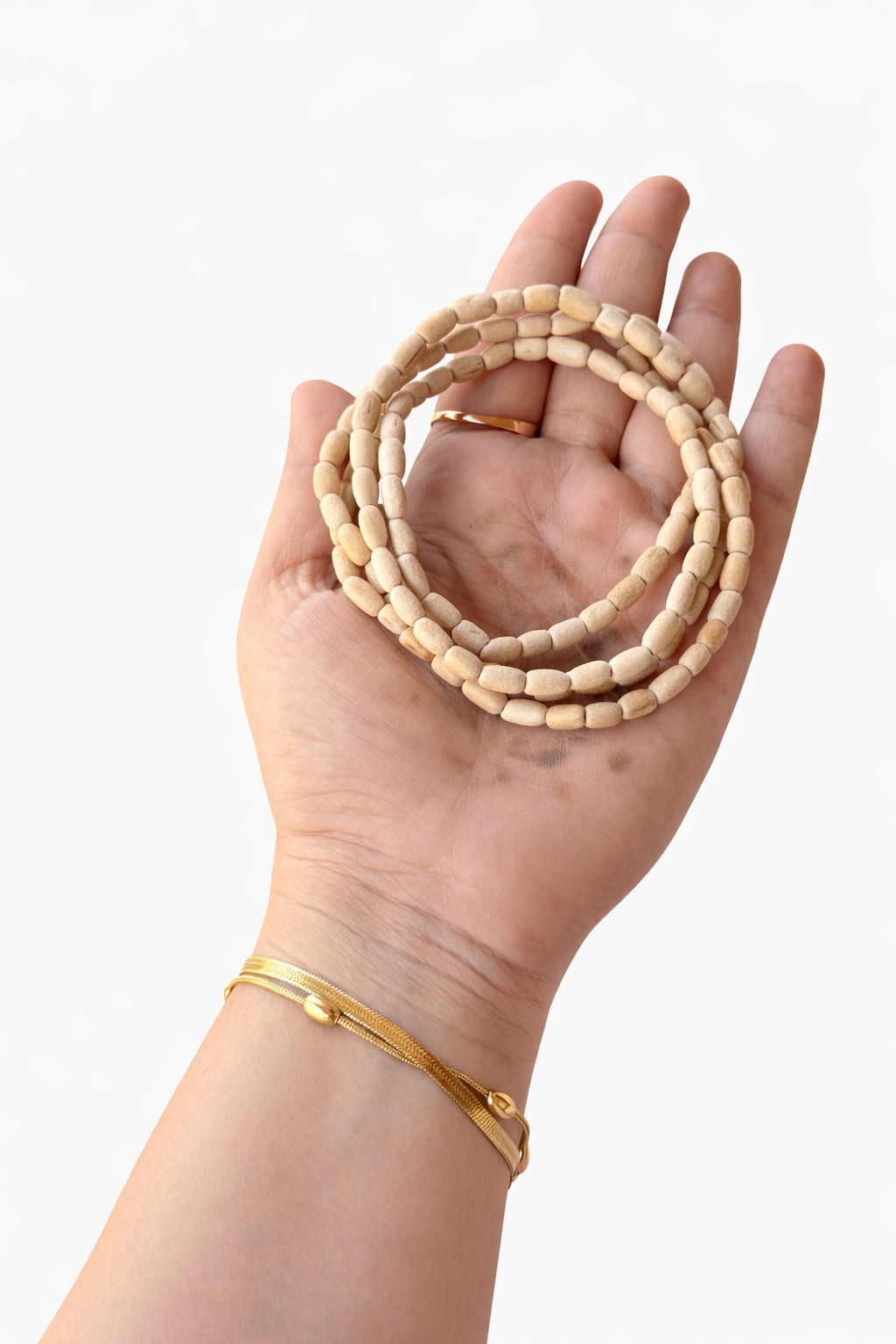 Original Tulsi Kanthi Mala Necklace | Sacred Vrindavan Tulsi Beads