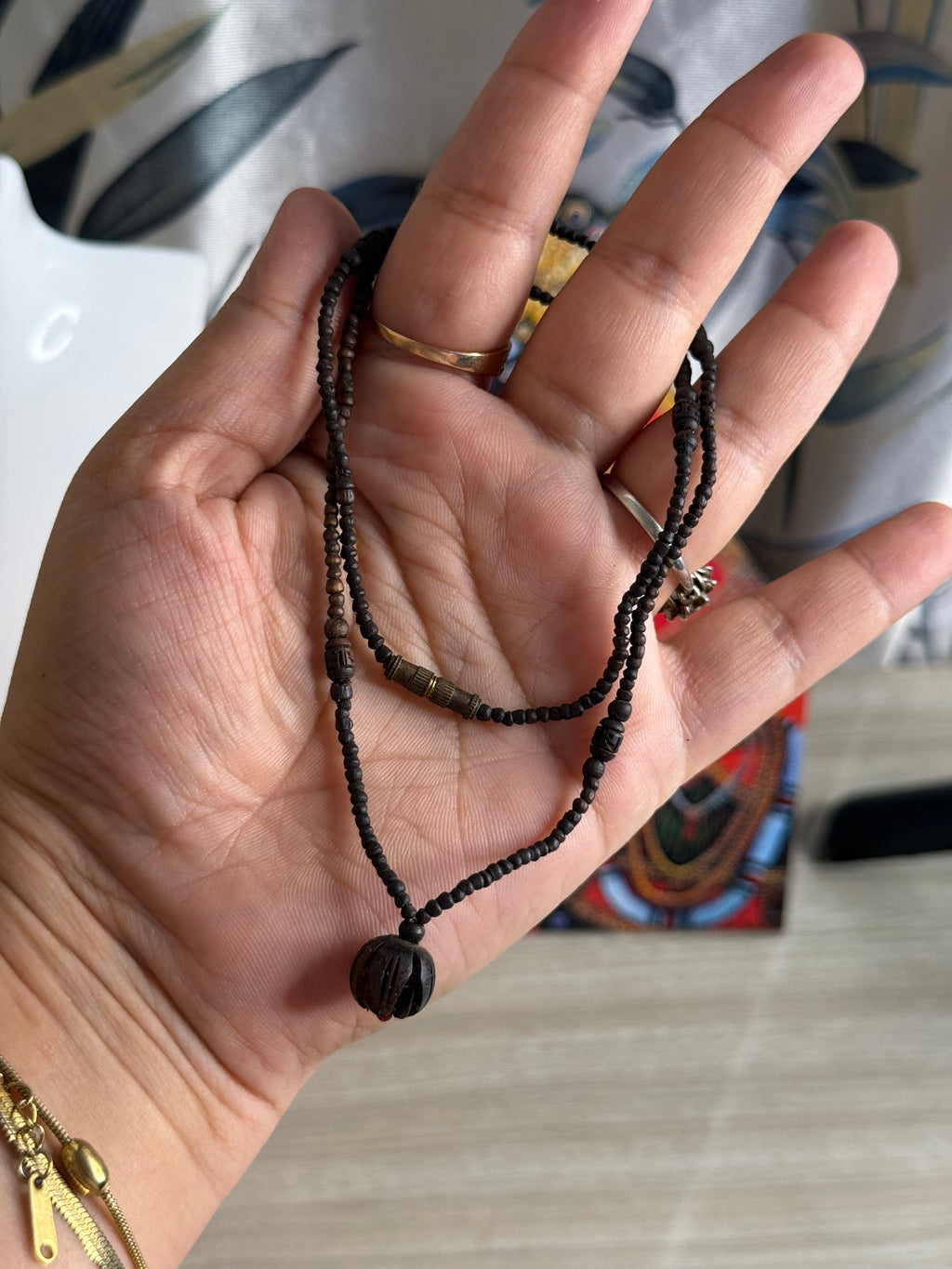 Beautiful lotus handmade mala