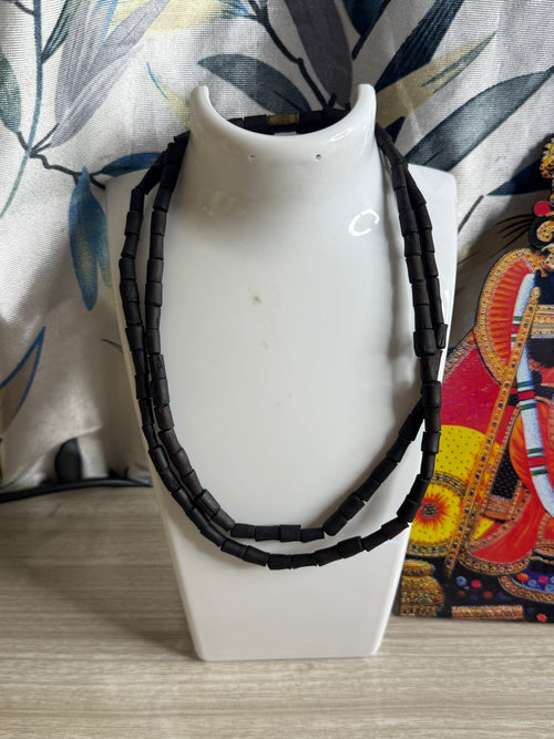 Black tulsi mala