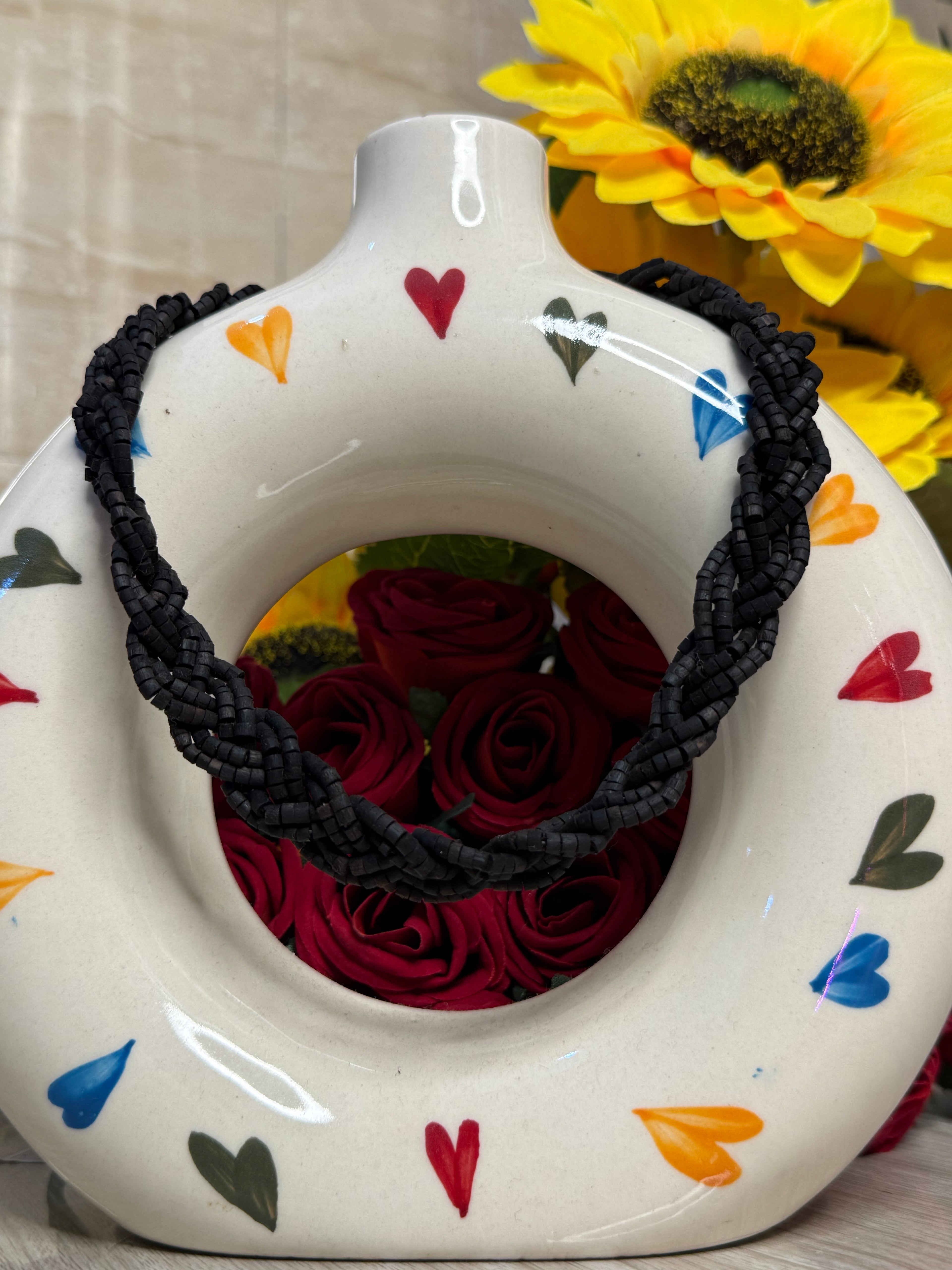 Black Bead Mala – Bold Spiritual Necklace