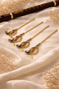Premium Bansuri Set with Mor Design – From the Heart of Vrindavan
